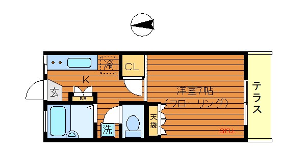 武蔵野コーポラスＡ 間取り