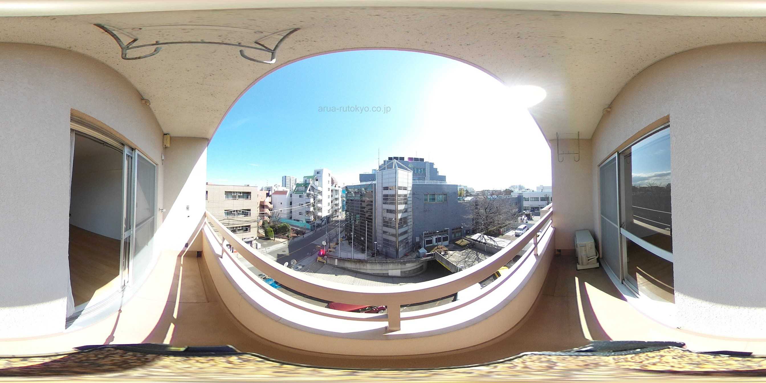 旭マンション ベランダ