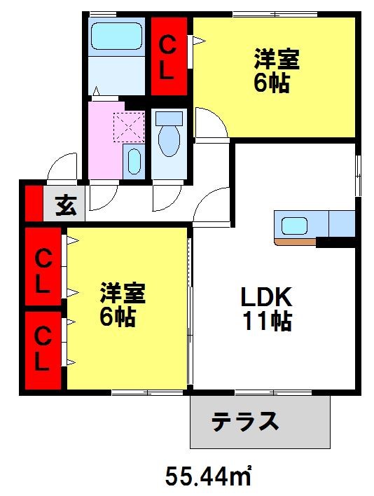 ドエル池の内 間取り