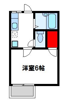 ハミング大和 103号室 間取り