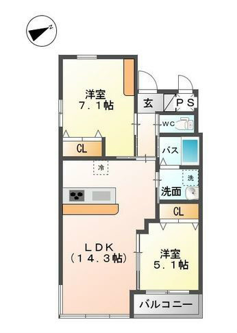 エクセル泉 間取り