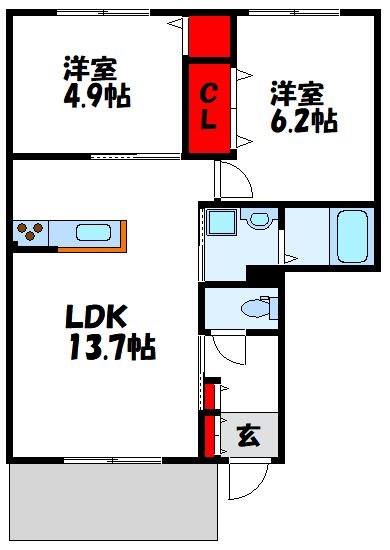 コンフォート美幸 間取り
