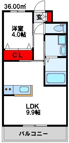 ラポール  間取り