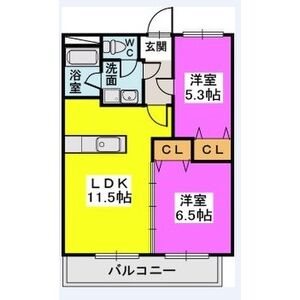 パークサイド橘 間取り