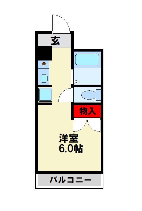 アールズプレイス二日市 間取り図