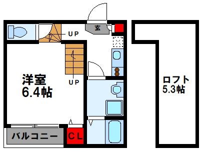 ハーモニーテラス水谷Ⅱ 間取り