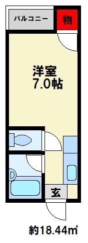 ジョイコーポ春日原 間取り図