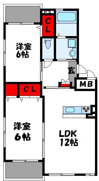 キャロットJ  間取り