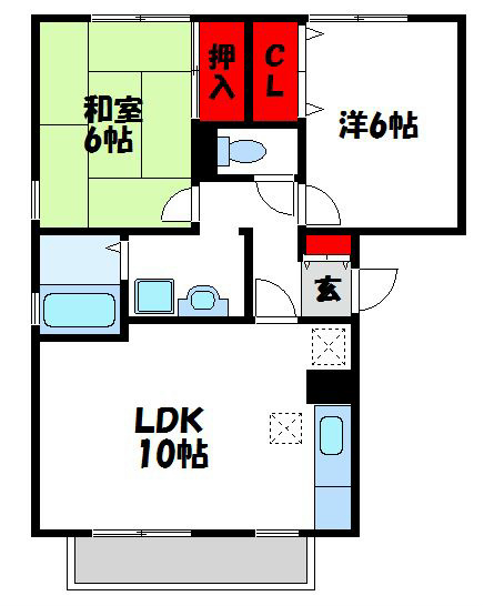 エスポアール18　B棟 間取り
