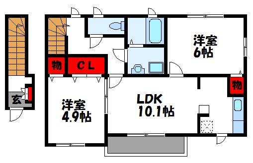 サンパティークウエストⅠ 間取り