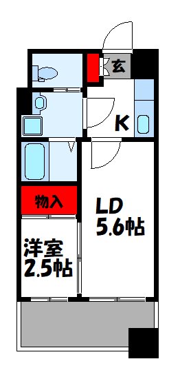 グランフォーレ箱崎ステーションプラザ 間取り