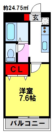 エクセルタウン蔵上Ⅱ  間取り