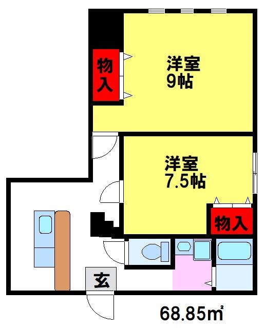 IT鳥栖ビル 301号室 間取り