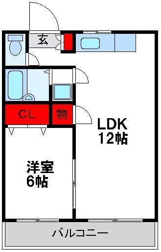 滝口ハイツ 間取り図