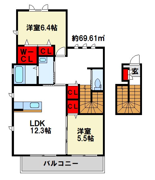 ラ　フォーンⅢ 間取り