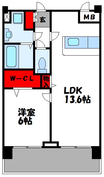 アイタス福岡 間取り