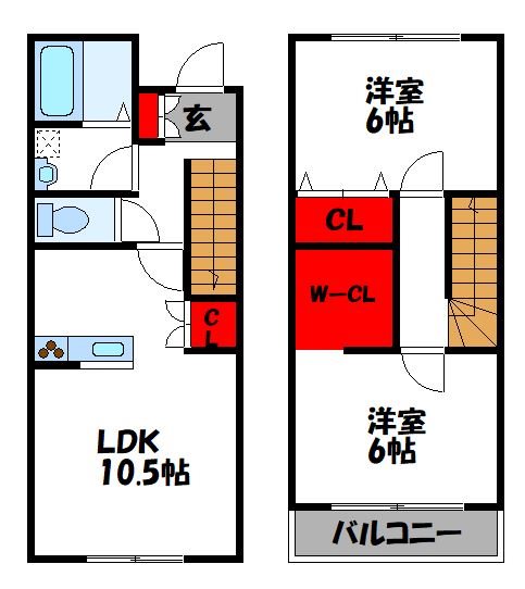PREMIAGE TSUYAZAKI（プレミアージュツヤザキ）A棟 106号室 間取り