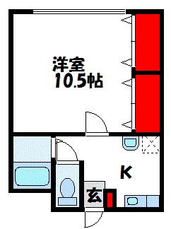 中央ビル 201号室 間取り