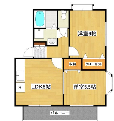 サンティールコスモスＡ棟 間取り