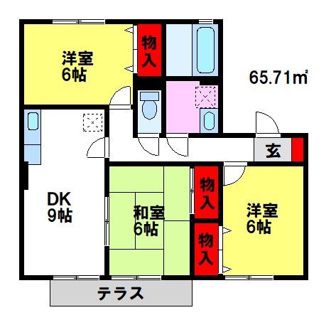 パルマ　ローザ 間取り