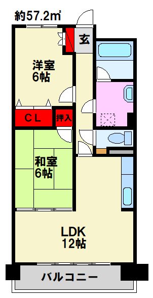 アルファウイング高宮東 間取り