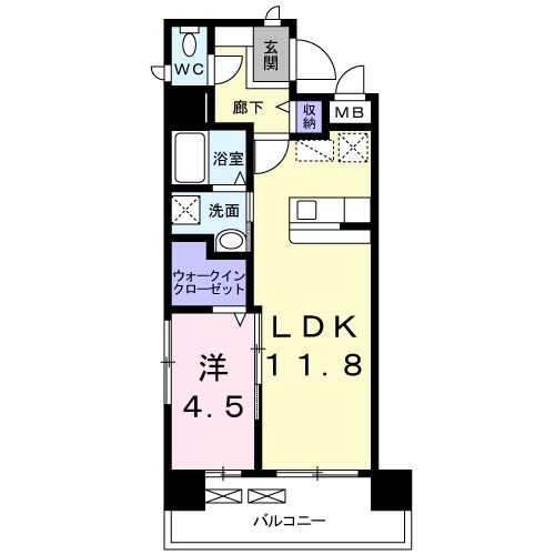 クレア城南 間取り