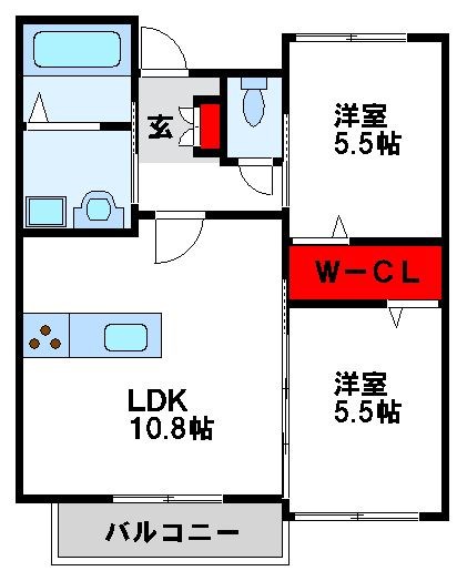 マキハウスⅡ   間取り