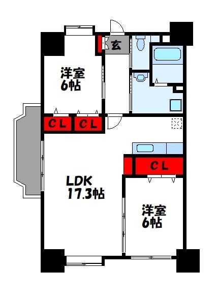 グランマコイ原町 間取り