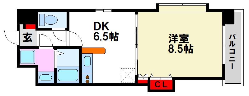 ウイングコート水城 間取り
