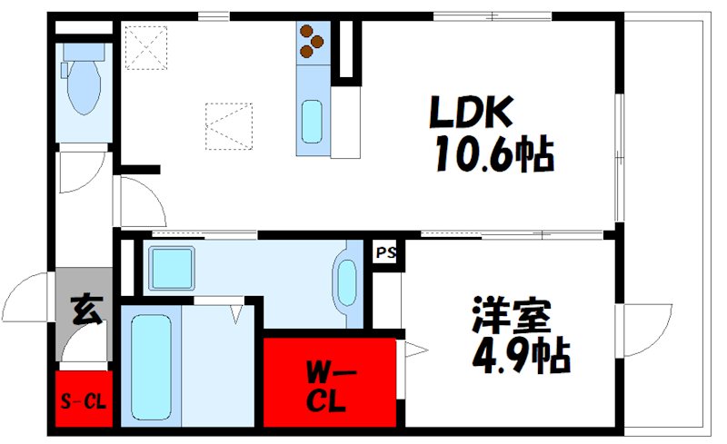 D-room香住ケ丘 間取り