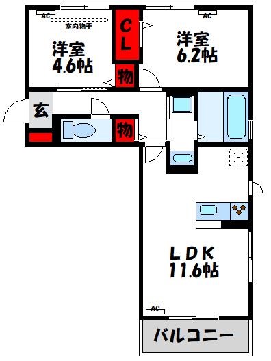 トレッフル 間取り