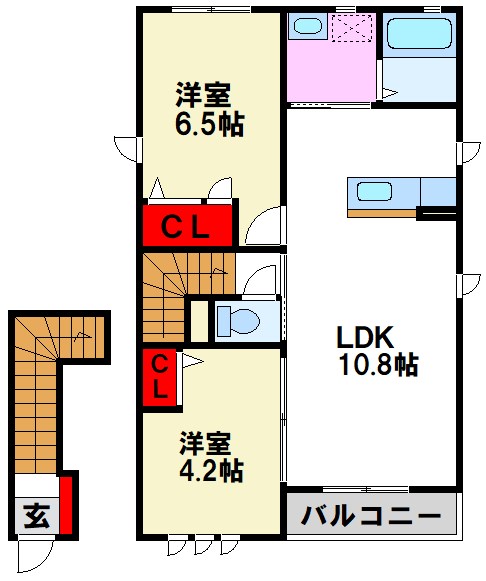 シャーメゾン御所ノ内 間取り
