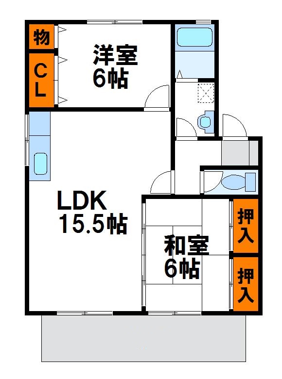 リュミエール舞の里C棟 間取り