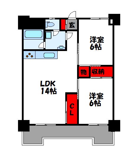 八昭ビル 間取り図