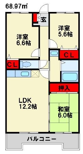 アクシス春日 間取り
