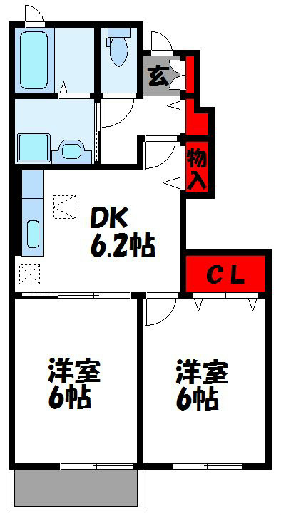 フェアリーライフⅡ 104号室 間取り