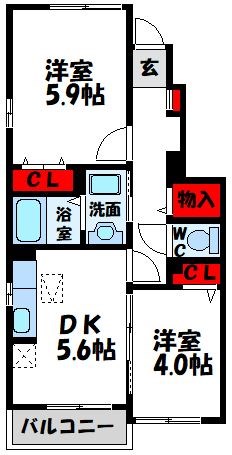 サンヴィレッジ須恵 間取り