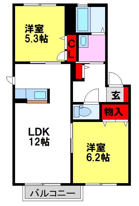 ピュアメゾン田代 間取り