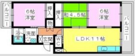 アーバン本郷 間取り図