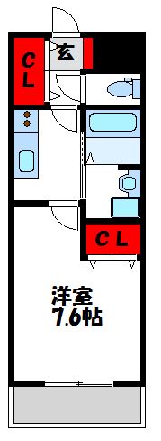 グランピア赤間  間取り