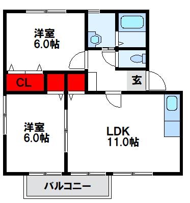 リバーサイド宮司 間取り