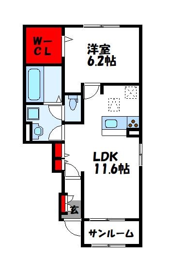 ヴィラ坂本A 間取り