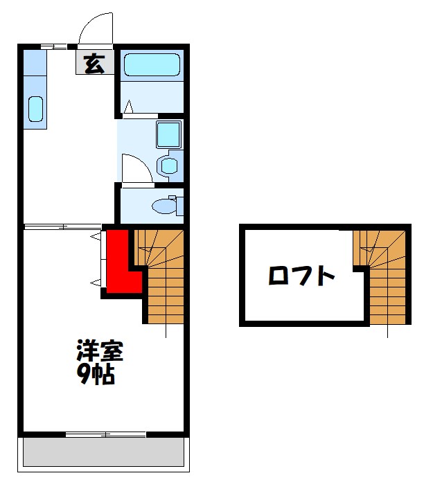 ショーンⅡ　B 204号室 間取り