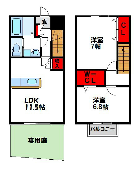 dolceⅠ 間取り