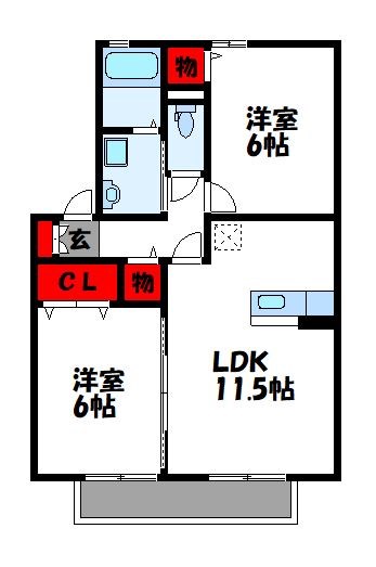 ウィルモア仲原 間取り
