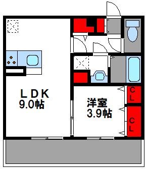 ラ・ルート若宮 間取り