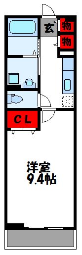 ミックスドアーズ  202号室 間取り