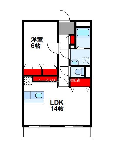グランベルデ丸善 間取り図