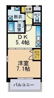 アドラブール七隈 間取り
