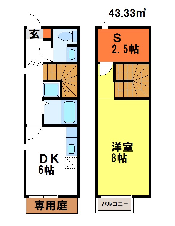 フォンティーヌ・ド・岡田 間取り